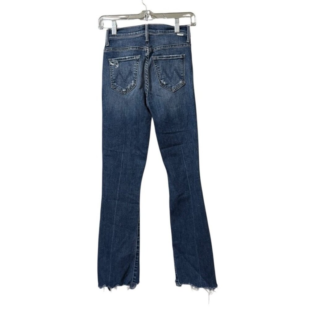 MOTHER Denim The Insider Crop‎ Step Chew Jeans in Dancing on Coals (size 23) - Picture 2 of 16